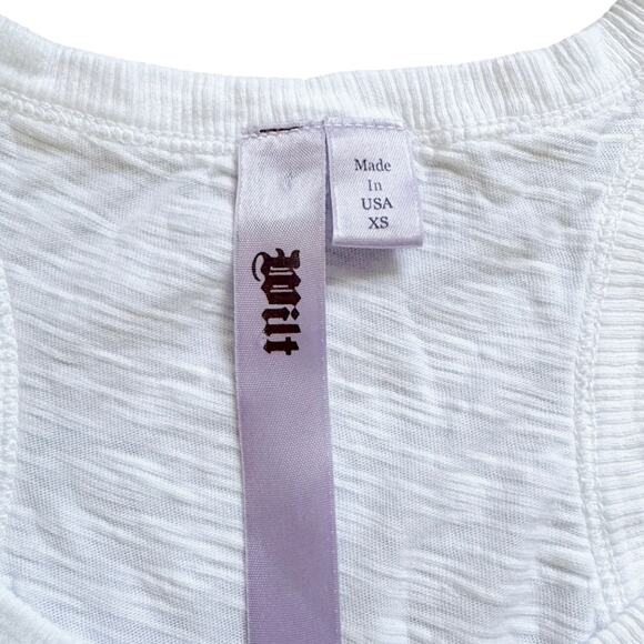 Wilt White Racerback High Low Tank Top Size XS - Picture 5 of 5